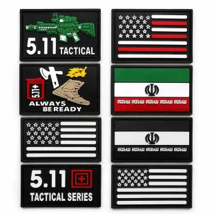 برچسب کوله پشتی تاکتیکال(پچ کوله پشتی) ضد آب ، سیلیکونی ، رنگ ثابت رنگ always be ready