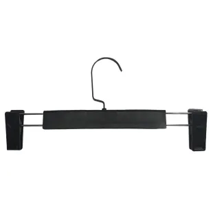 چوب لباسی مدل دو گیره ای کد sh2025 بسته 12 عددی رنگ کرم