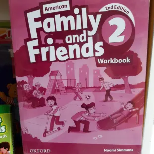 کتاب زبان فمیلی اند فرندز American Family and Friends 2 ویرایش دوم به همراه کتاب کار