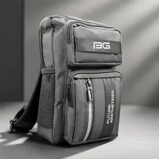 بادی بگ بنج (شبرنگ) body bag bange sport ،ضد آب ، دارای عرق گیر کیف بنج