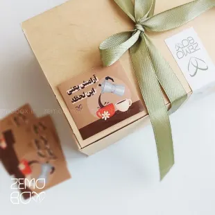 برچسب قهوه و کافی شاپ کد 075 -  50 عدد