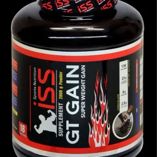 (نقد/اقساط12ماهه) پودرGT GAIN شکلات نارگیل 2000 گرم ISS
