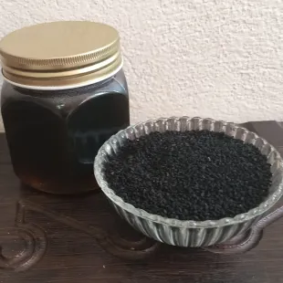 معجون سیاه دانه 500 گرمی عسل دارویی و سیاه دانه