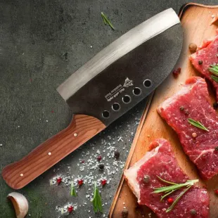 ساطور الماس زنجان مدل صربستانی کلاسیک کد s2 رنگ قهوه ای روشن
