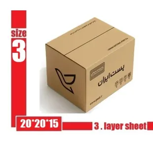 کارتن پستی سایز 3 {کد ۳۳۰}: قیمت 21.500 تومان  (بسته 25 عددی )