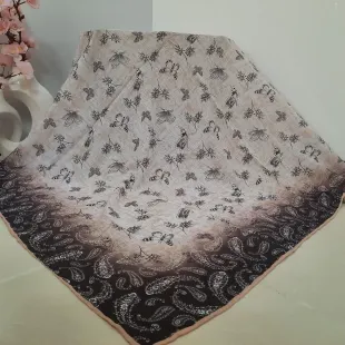 روسری نخی قواره 120 کد D253