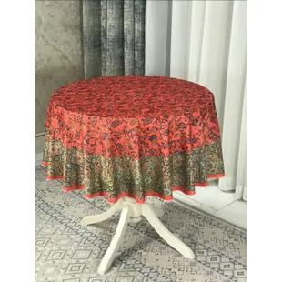 گلستانه دایره قطر 100 قرمز