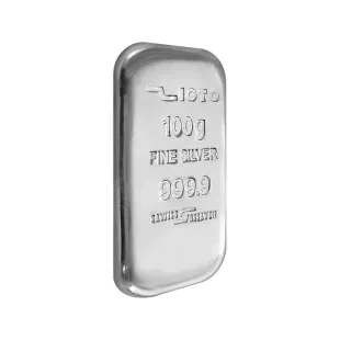 شمش نقره 100 گرمی
