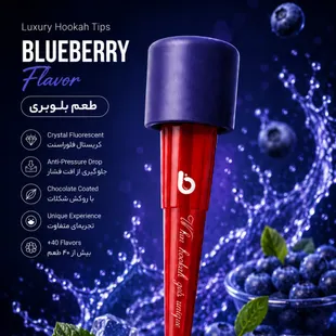 🫐🧊 پک تک طعم بلوبری یخ (25 عددی)