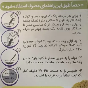 رنگ مو گیاهی و طبیعی ( رنگ مشکی) ابریشم یزد
