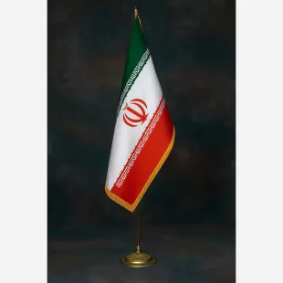 پرچم تشریفات ایران با بهترین و مرغوبترین نوع ساتن چاپ دیجیتال دورو
