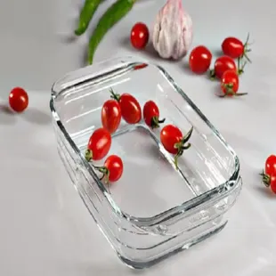 ظرف سرو کد q799 رنگ بی رنگ شفاف