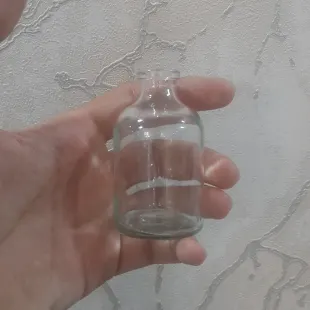 بطری شیشه ای ویال 50 سی سی با درب چوب پنبه