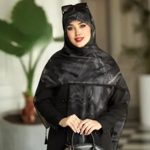 روسری نخ گلوریا شب سنگی گرانیت