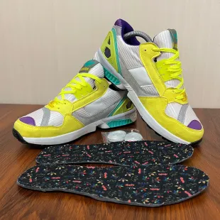 کتونی مردانه ادیداس zx8000 لیمویی سایز 40
