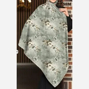 روسری نخی قواره 100 سیمارو کد P-3370-4