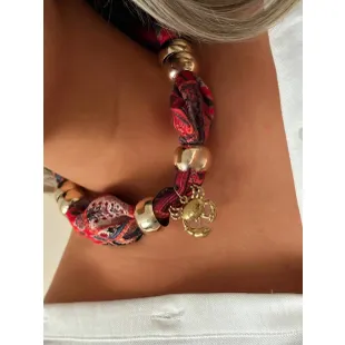 گردنبند پارچه ای ترک