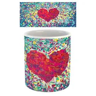 ماگ افرا توس طرح قلب 2 Love کد mug105
