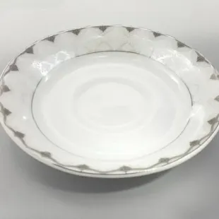 نعلبکی چینی مدل 1 محصول صنایع چینی پارس بسته شش عددی