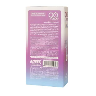 کاندوم تاخیری قوی 90 دقیقه ناچ کدکس NACH KODEX 90 Delay بسته 10 عددی