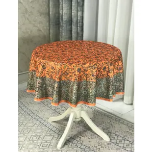 گلستانه دایره قطر 100 نارنجی