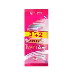 تیغ دو لبه بیک تویین لیدی زنانه 5 عددی