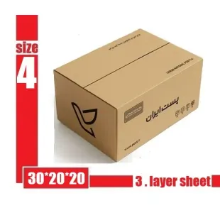 کارتن پستی سایز 4 {کد ۴۳۰}: قیمت 29.900 تومان  (بسته 25 عددی )