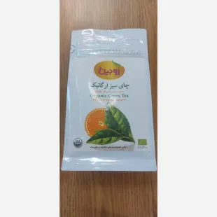 چای سبز مخلوط با برگه پرتقال ارگانیک زوبین