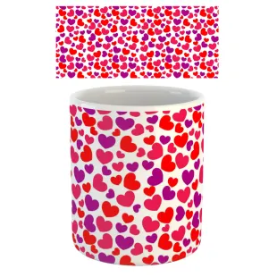 ماگ افرا توس طرح قلب 2 Love کد mug107