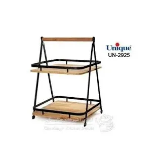 استند چوبی یونیک unique مربع 2 طبقه UN-2925