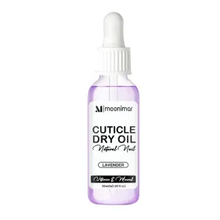 روغن خشک کوتیکول ناخن مونیمار مدل lavender حجم 30 میلی لیتر