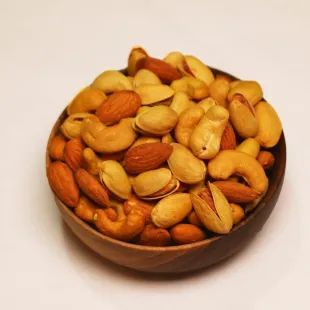 آجیل سه مغز شور ممتاز تازه و با کیفیت عالی 200 گرمی آجیل و خشکبار مهران 