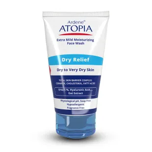 لوسیون شوینده و مرطوبکننده صورت مدل Dry Relief آردن آتوپیا