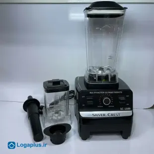 مخلوط کن و آسیاب صنعتی 2 کاره سیلور کرست مدل SC-1589 توان 4500 وات (پسکرایه) رنگ قرمز