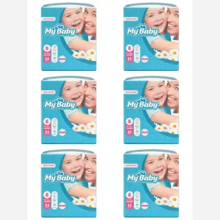 پوشک مای بی بی سایز 6 (پک 6تایی)