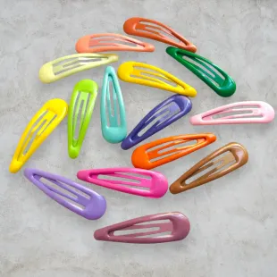 گیره سر تق تقی رنگی (پک 10 عددی)