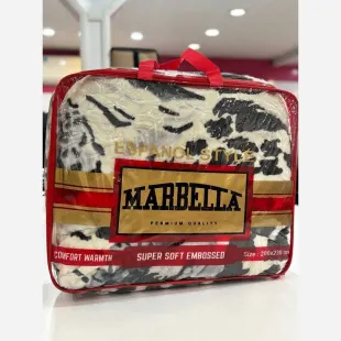 پتو پلنگی دونفره Marbella زمستانه و تراکم بالا