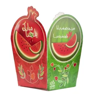 ظرف پاپکرن پفیلا و انار تم یلدا 10 عددی