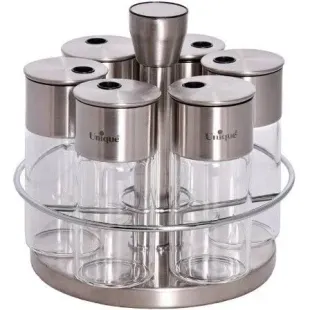 سرویس ادویه یونیک unique استیل 6 عددی کد UN-1620