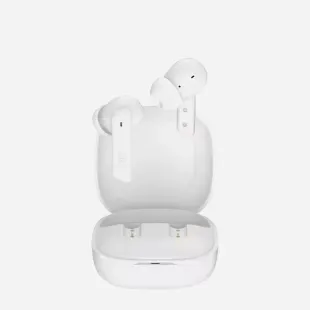 هدفون بلوتوثی کیو سی وای QCY melobuds Anc HT05 صدای شفاف، باتری قوی، کیفیت فوق العاده رنگ سفید
