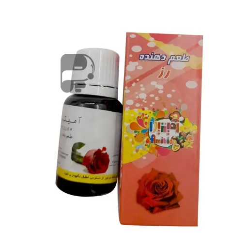 اسانس یا طعم دهنده خوراکی گل رز آمیتیدا 50 گرمی