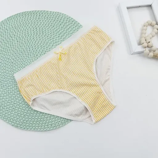 شورت زنانه راه راه نخی کد 9619 گزینه ها سایز L | بنفش