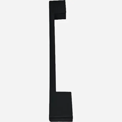 دستگیره درب مشکی سایز 160 کابینت و کمد مدل کرال پلاستیکی ( لاهیج یراق )