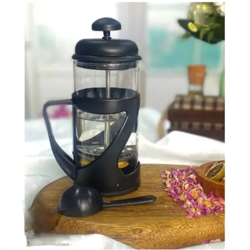 فرنچ پرس 350میلی لیتر 3 کاپ استارباکس (پیرکس و abs)همراه یک پیمانه