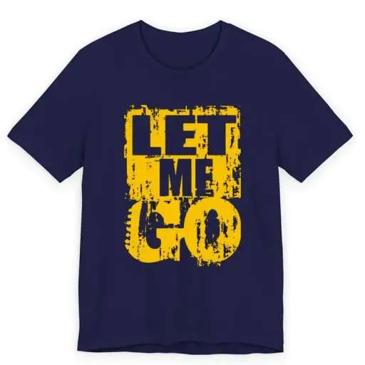 تیشرت آستین کوتاه یقه گرد مردانه مدل کلمه کد 336 سایز سرمه ای - XXL