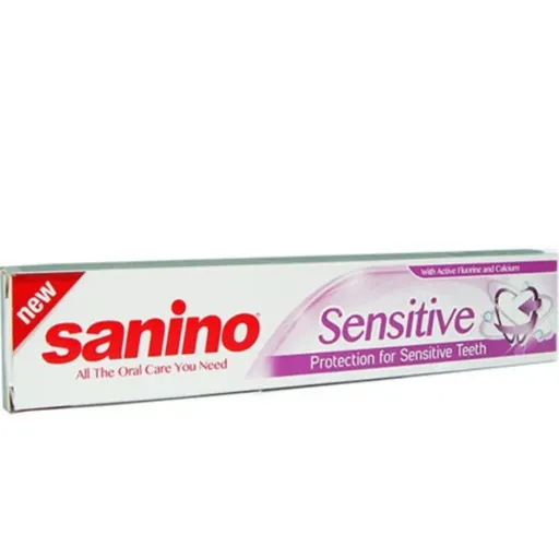 خمیر دندان سانینو مدل Senstive Protection حجم 100 میل بزرگ