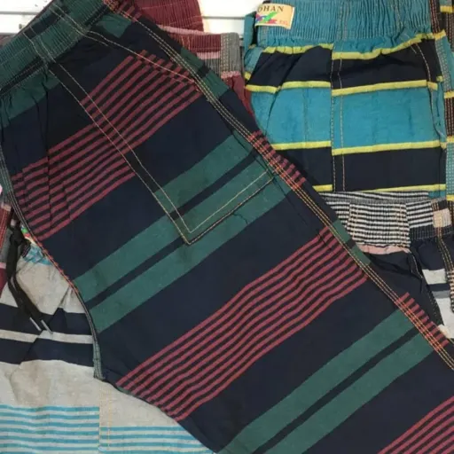 شلوارک مردانه راحتی کتان سنگشور کهن(عمده-12عدد) سایز 2XL-3XL