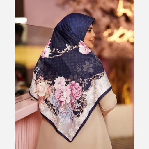 روسری ابریشم توییل شنل بهار