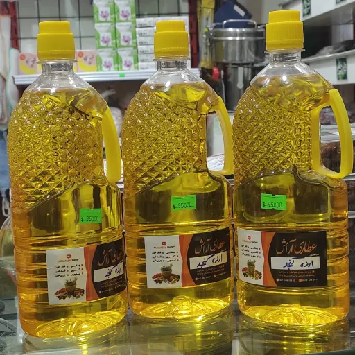 روغن کنجد کم بو(3 لیتر)  تضمین کیفیت