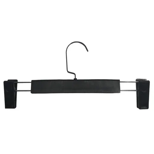 چوب لباسی مدل دو گیره ای کد sh2025 بسته 12 عددی رنگ کرم